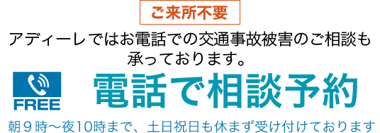 0120-250-742　朝9時～夜10時・土日祝日も受付中